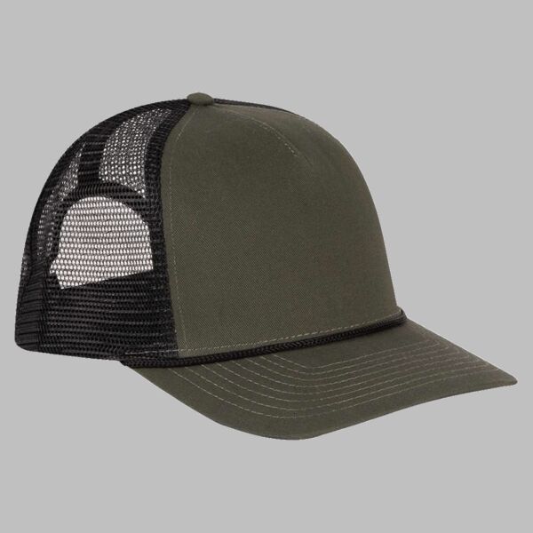 Cotton Retro Rope Trucker Hat Thumbnail