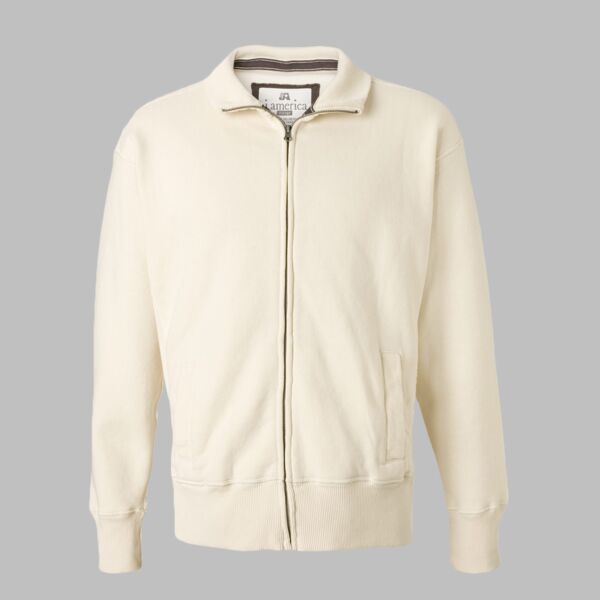 Unisex Vintage Solid Fleece Jacket Thumbnail