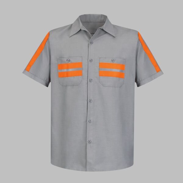 Men's Enhanced Visibility Industrial Work Shirt Thumbnail