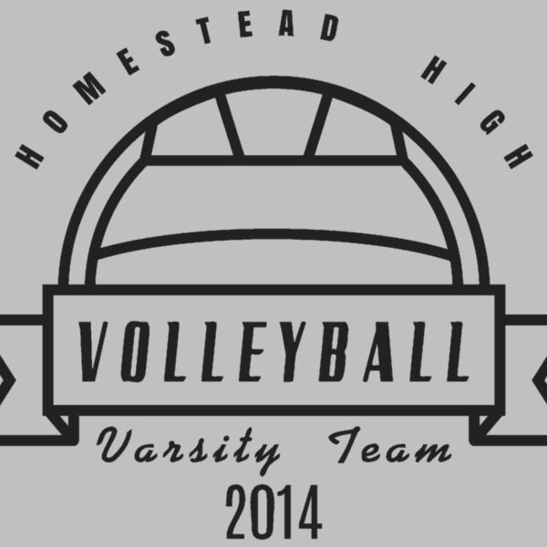 Volleyball Template DNT001 BW Thumbnail