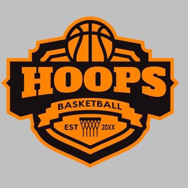 Hoops Basketball logo template 04 Thumbnail