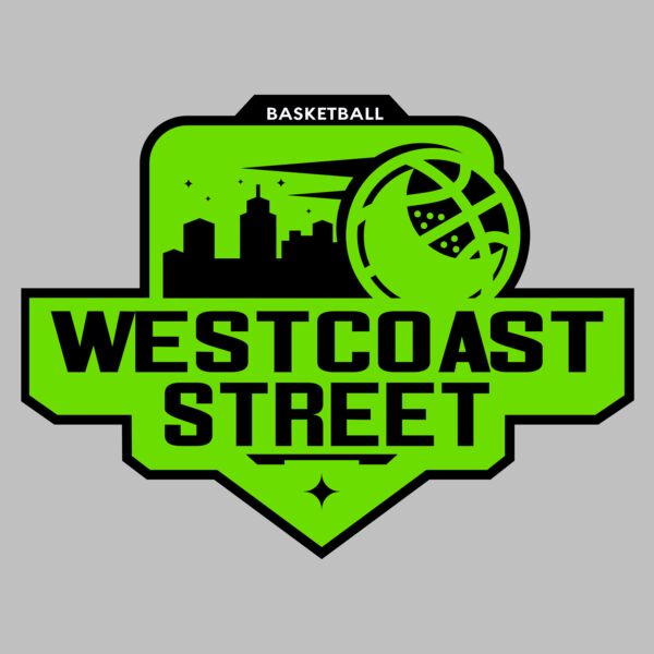 Westcoast Street Basketball logo template Thumbnail