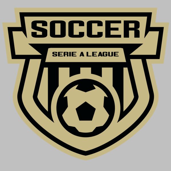 Serie a league soccer logo template Thumbnail