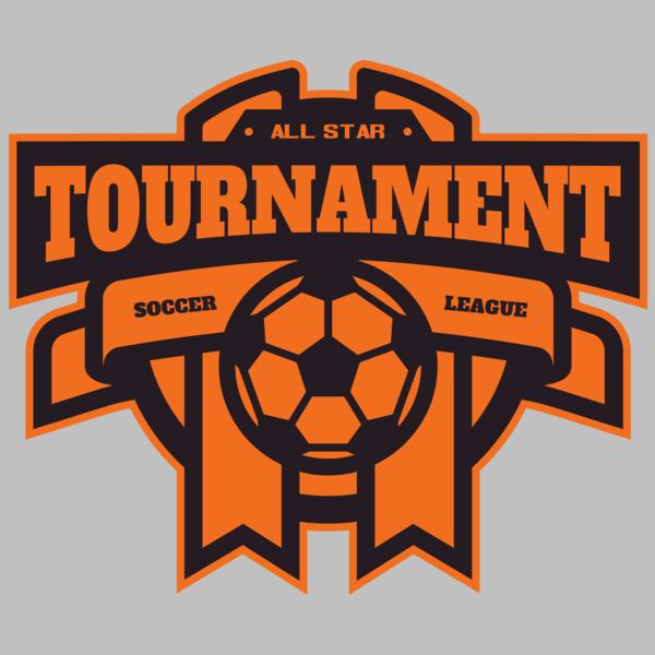 Tournament Soccer league logo template Thumbnail