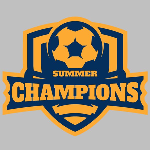 Champions Summer Soccer logo template Thumbnail