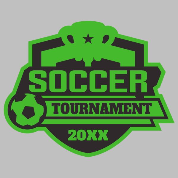 Soccer Tournament logo template 02 Thumbnail
