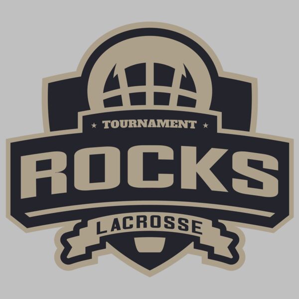 Rocks Tournament Lacrosse Logo Template Thumbnail