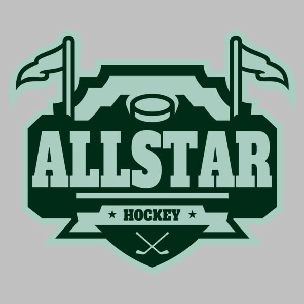 All Star Hockey Tournament logo template 02 Thumbnail