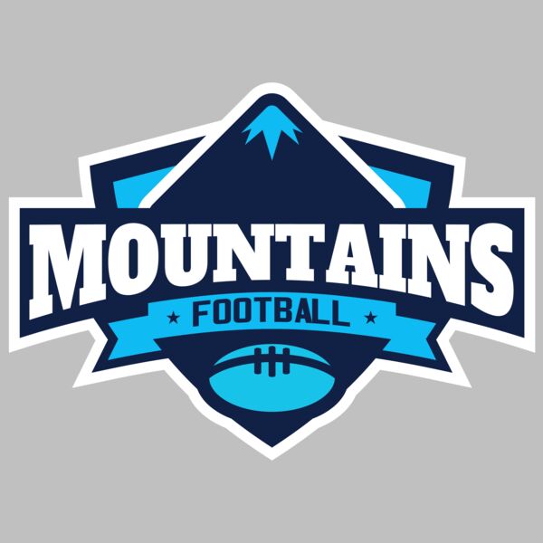 Mountains Football logo template Thumbnail