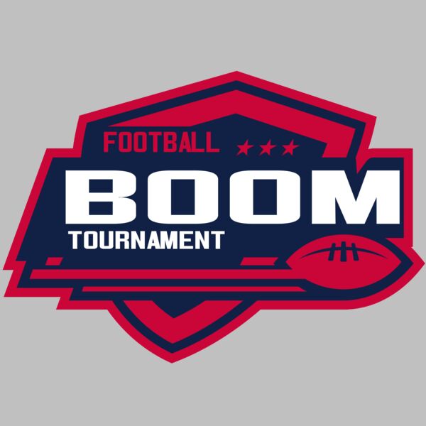 Boom Tournament Football logo template Thumbnail