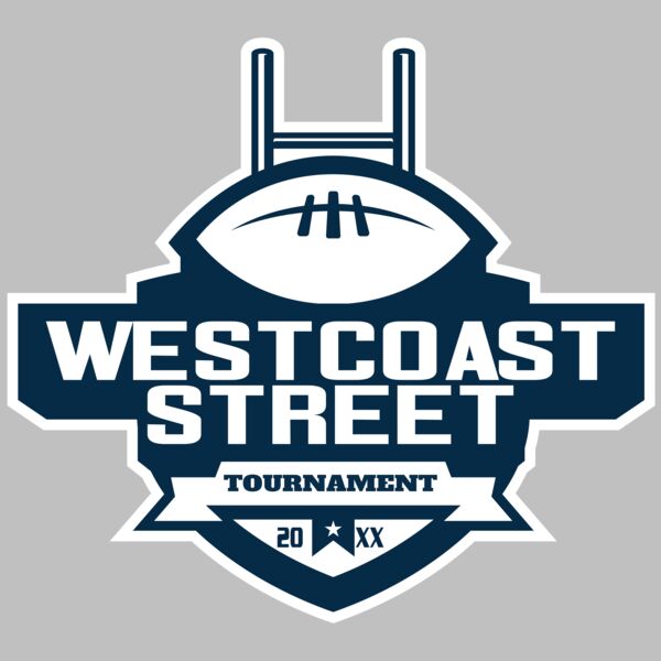 West Coast Street Tournament logo template Thumbnail