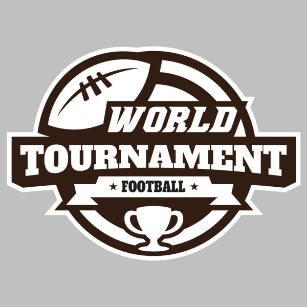 World Tournament Football logo template Thumbnail
