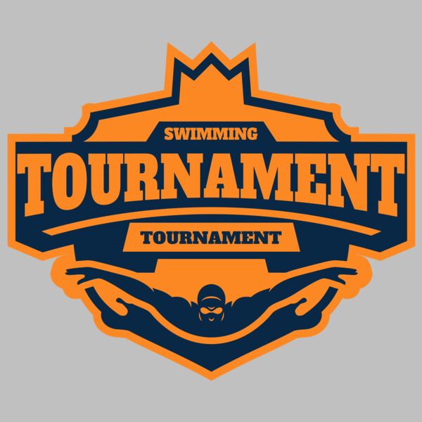 Swimming Tournament logo template Thumbnail