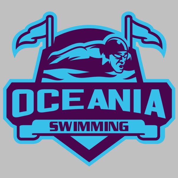 Oceania Swimming logo template Thumbnail