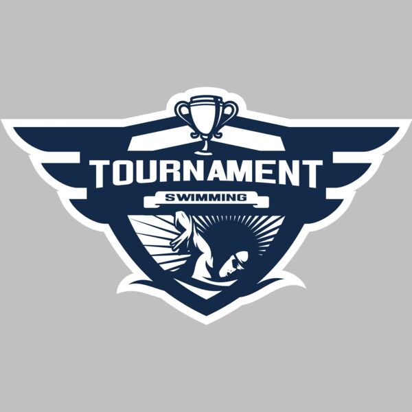 Swimming Tournament logo template 04 Thumbnail