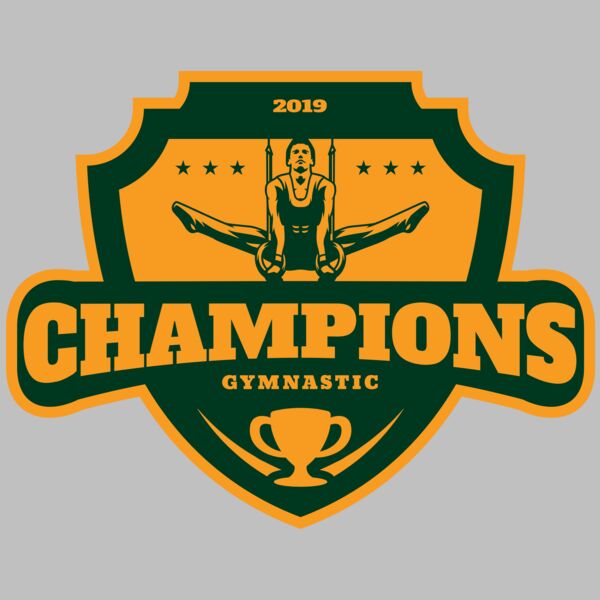 Champions Gymnastic logo template Thumbnail