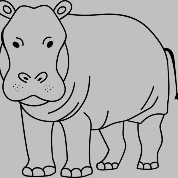 Hippopotamus   Clipart 2 Thumbnail