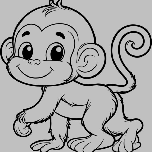 Monkey   Clipart 1 Thumbnail