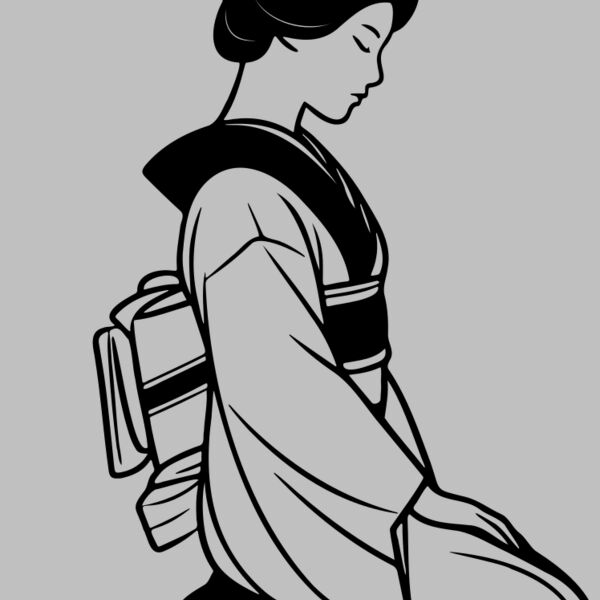 Kimono Geishas Art Thumbnail