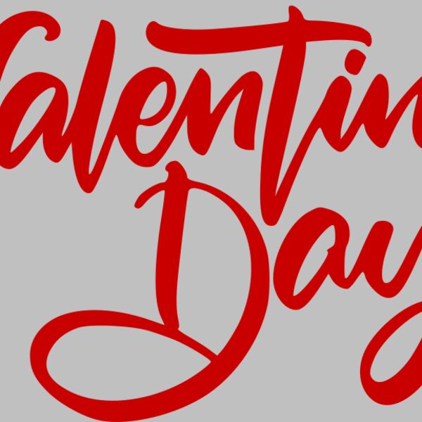 Red Valentines Day Text Thumbnail