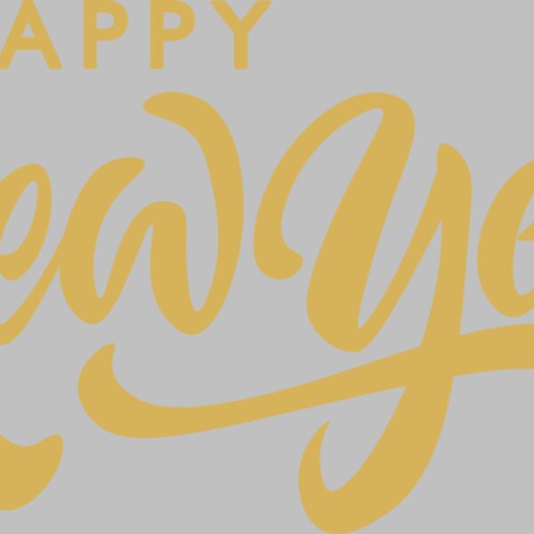Happy New Year Gold Thumbnail
