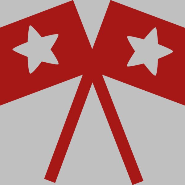 Crossed Patriotic Flags Thumbnail