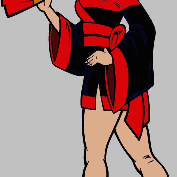 geisha pinup Thumbnail