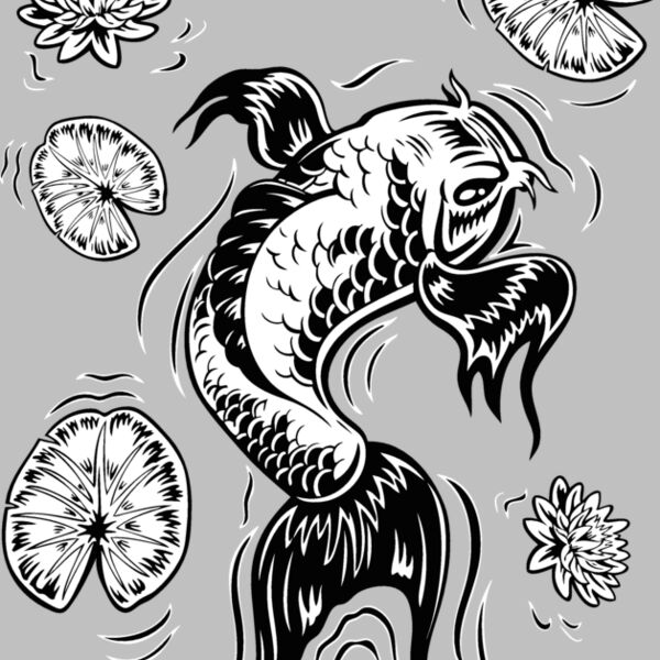 es2asiankoi003bw Thumbnail