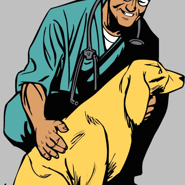 veterinarian and dog Thumbnail