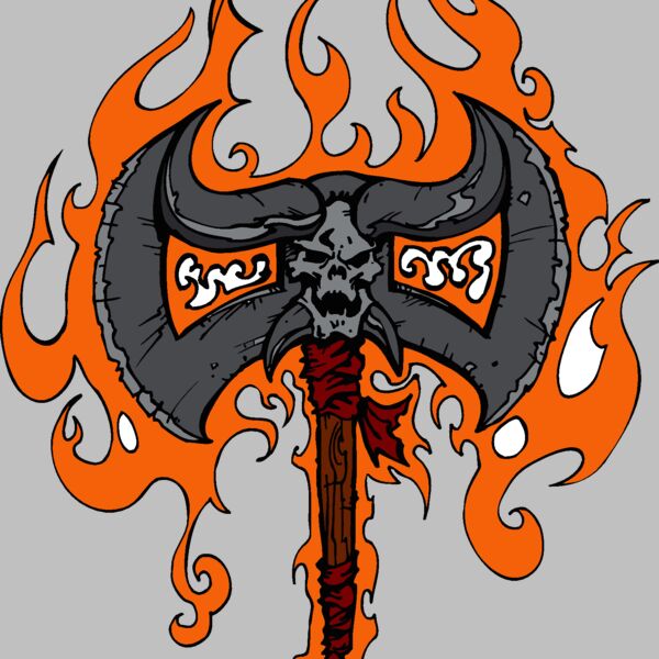 flaming axe 03 Thumbnail