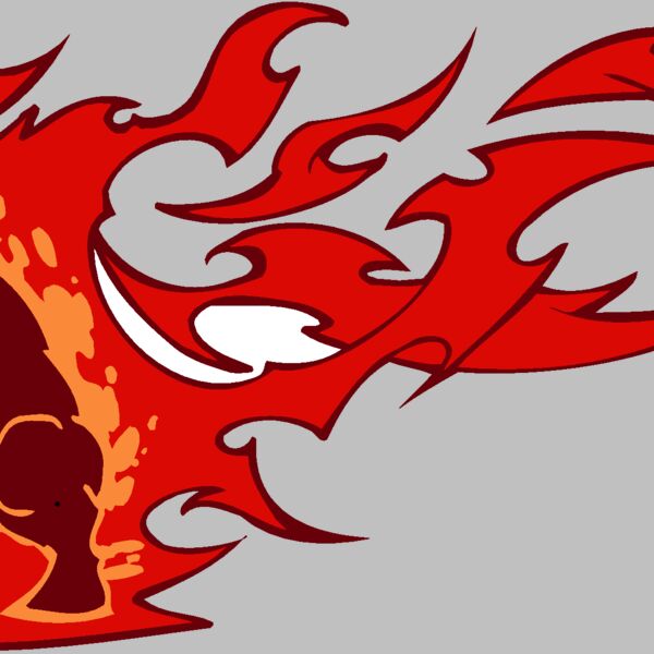 flaming man Thumbnail