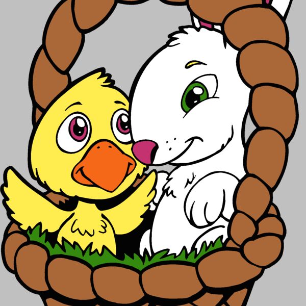 bunny and chick Thumbnail