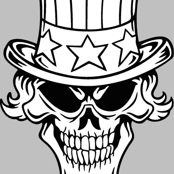 patriotic skull 02 Thumbnail