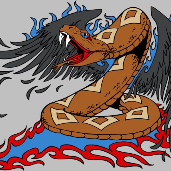 flaming winged snake 01 Thumbnail