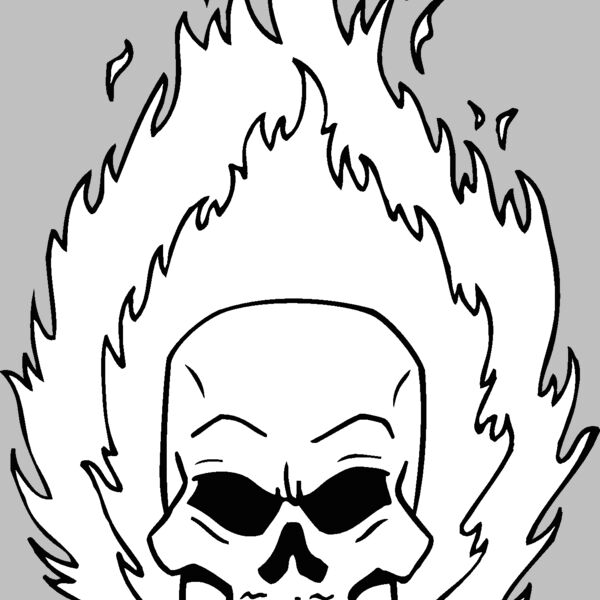 flaming skull 04 Thumbnail