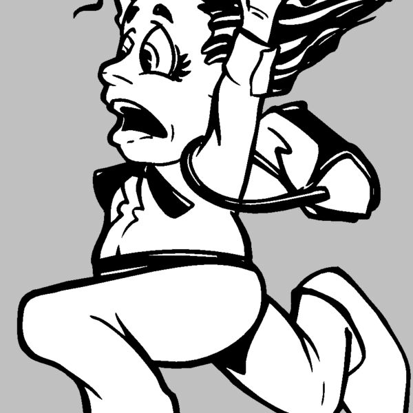 girl running away Thumbnail