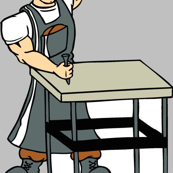 man and chiseltable Thumbnail