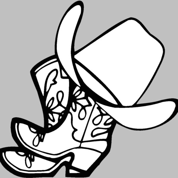 cowboy boots and hat Thumbnail