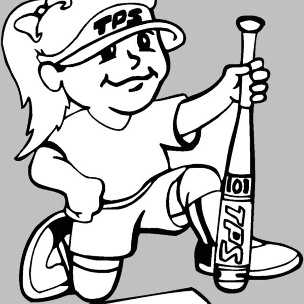 girlbat baseball girl Thumbnail