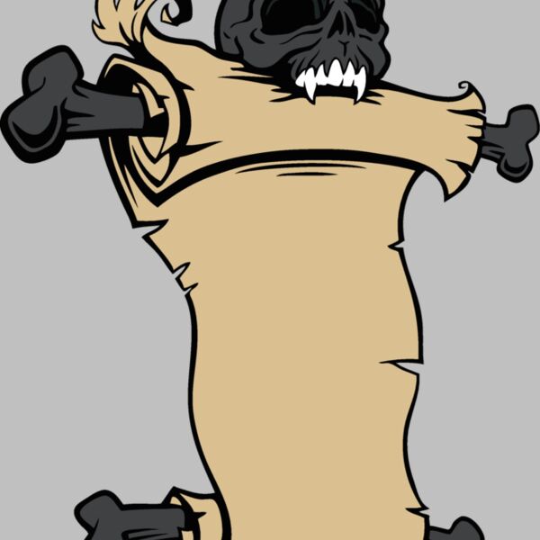 skull and scroll Thumbnail
