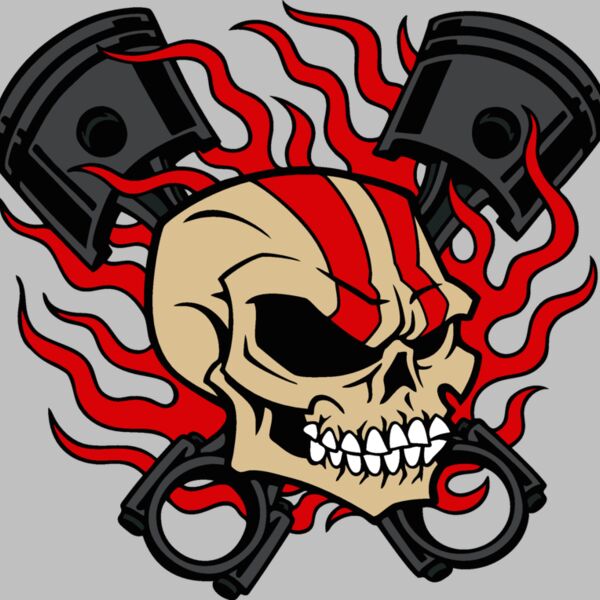 flaming skull 01 Thumbnail