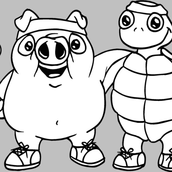 turtle and pig Thumbnail