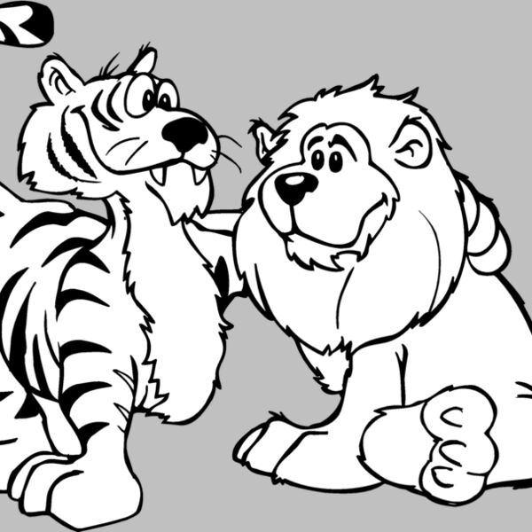 tiger and lion Thumbnail