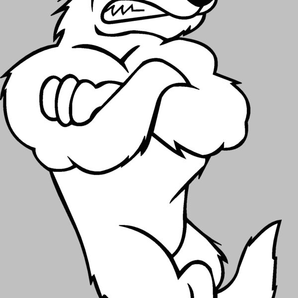 wolf leaning Thumbnail