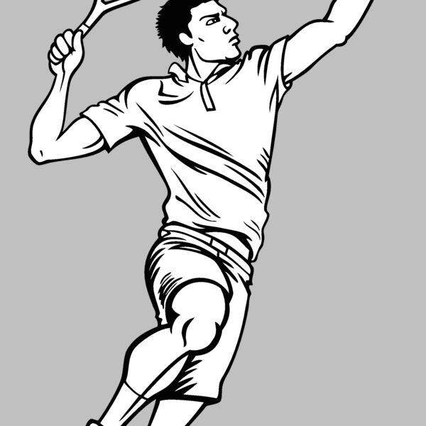 tennis03v4bw Thumbnail