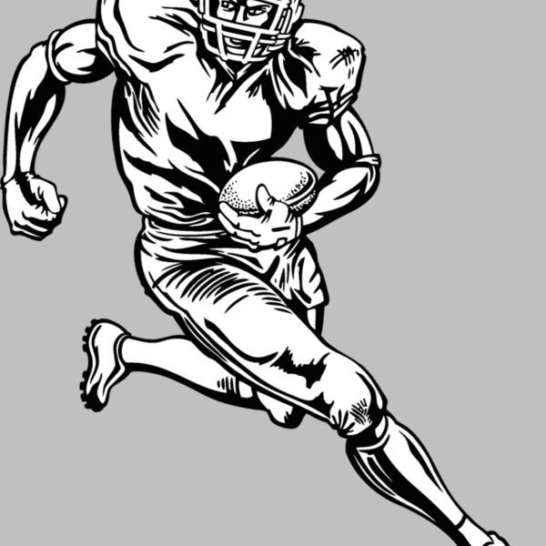 footbllplyr02v4bw Thumbnail