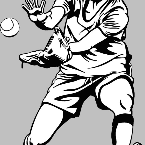 softbllplyr11v4bw Thumbnail