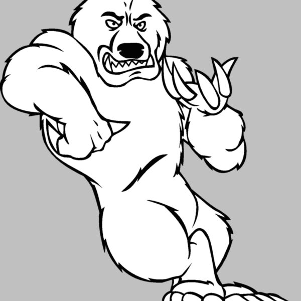 bear leaning Thumbnail