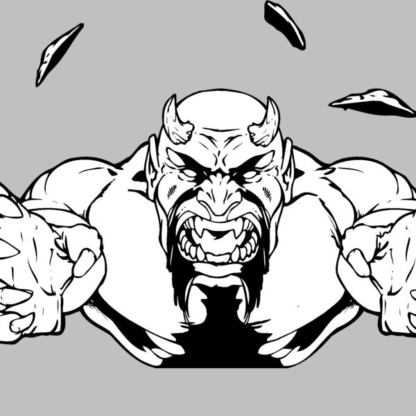 devils demons breaking through Thumbnail