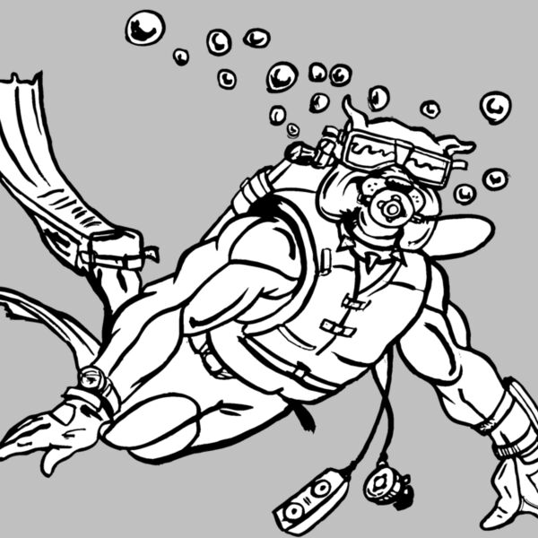Bulldog Scuba diver Thumbnail